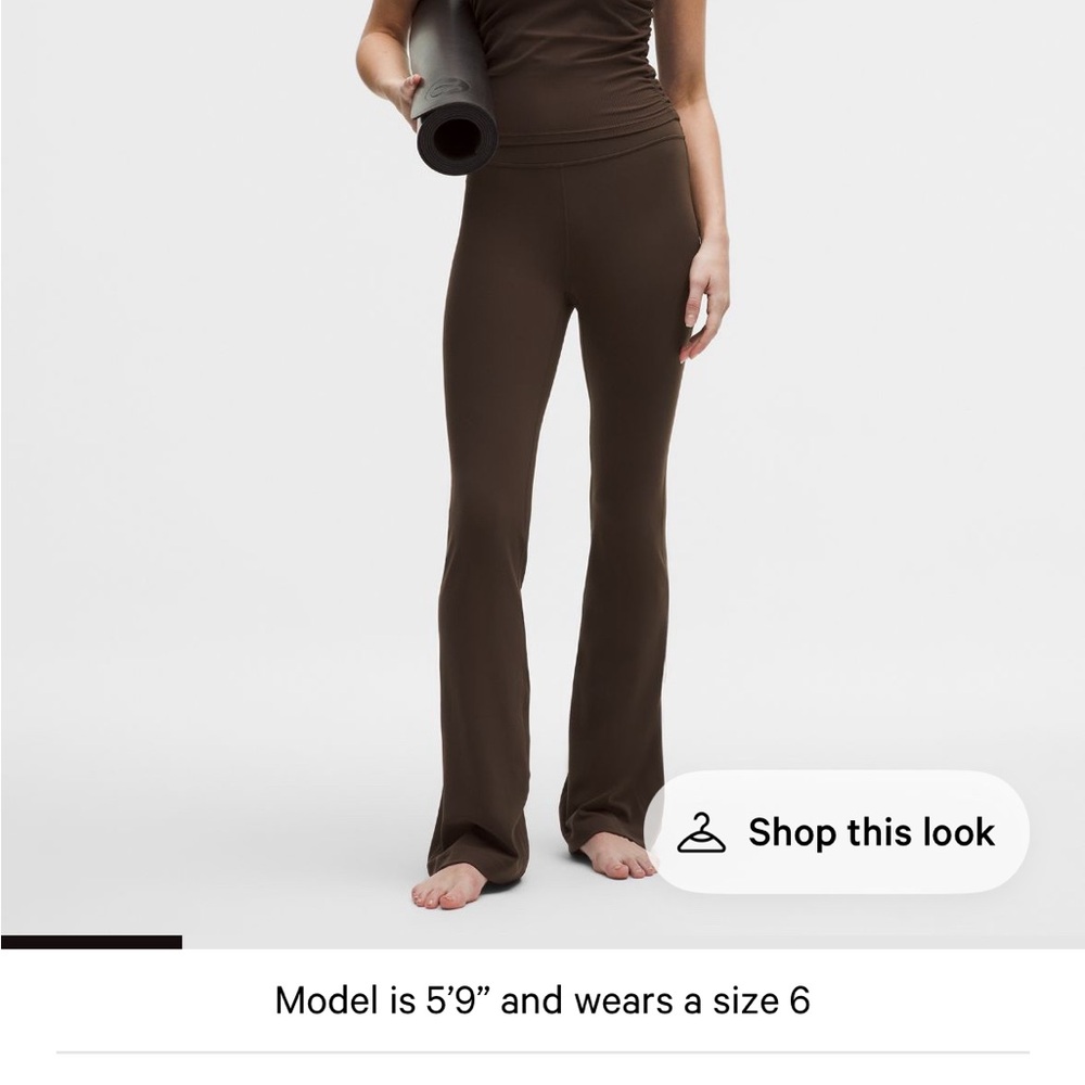 Women’s High-Rise Flare Yoga Pants — Brown lululemon